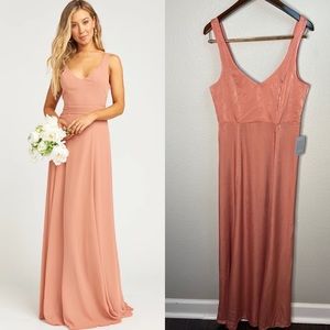 Show Me Your Mumu Jenn maxi bridesmaid dress